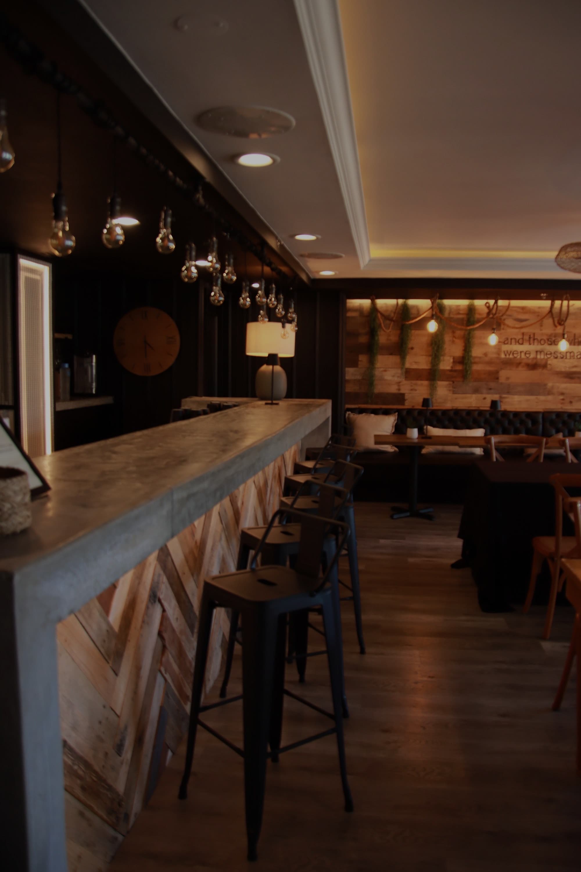 The Silan dining room